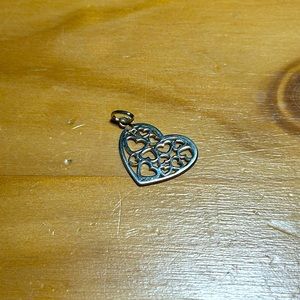 925. Silver heart pendant
